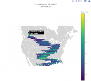 Plot.ly Precipitation Map