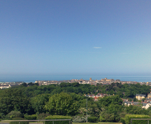 View of Aberystwyth from the NLW