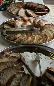 Bara brith and buttered Welsh cakes, fuel for discussion